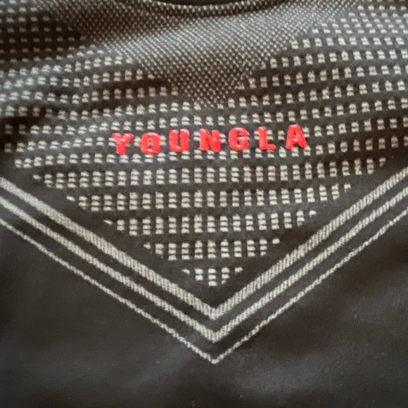 YoungLA 465 Superhero Compression Tee, Black, Size Small, NWT - Picture 6 of 9